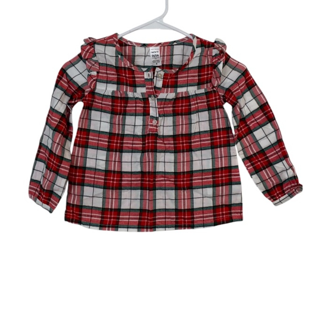 š¦3/$15š¦ Girls Christmas Plaid Size 5T